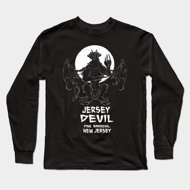 Jersey Devil Long Sleeve T-Shirt by ArtEnceladus